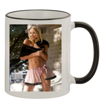 Stacy Keibler 11oz Colored Rim & Handle Mug