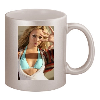 Stacy Keibler 11oz Metallic Silver Mug