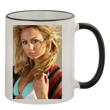 Stacy Keibler 11oz Colored Rim & Handle Mug