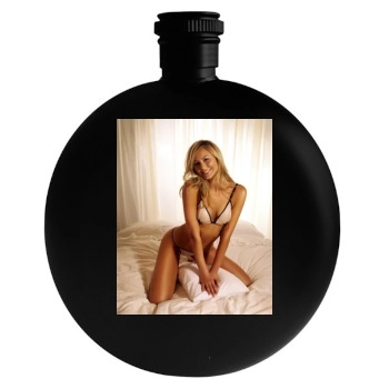 Stacy Keibler Round Flask