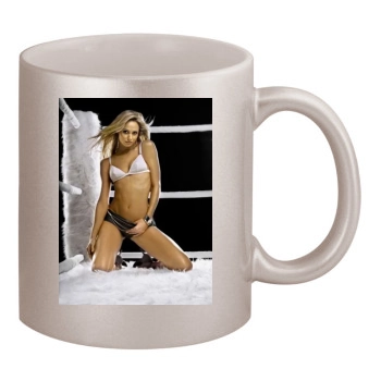 Stacy Keibler 11oz Metallic Silver Mug