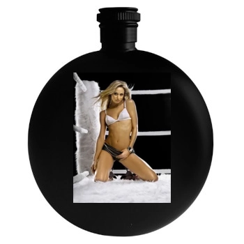 Stacy Keibler Round Flask