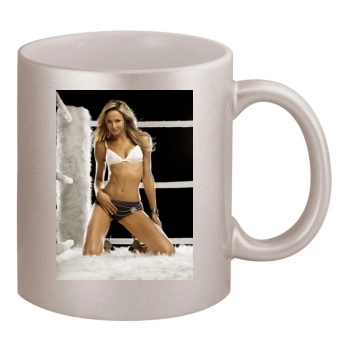 Stacy Keibler 11oz Metallic Silver Mug