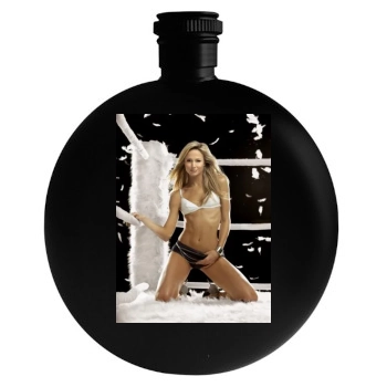 Stacy Keibler Round Flask