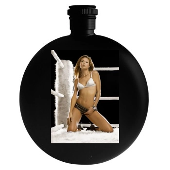 Stacy Keibler Round Flask