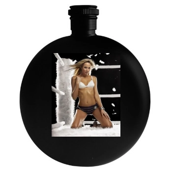 Stacy Keibler Round Flask