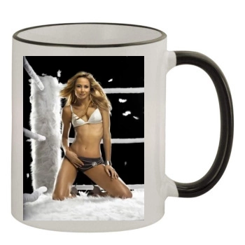 Stacy Keibler 11oz Colored Rim & Handle Mug