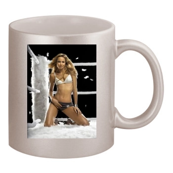 Stacy Keibler 11oz Metallic Silver Mug