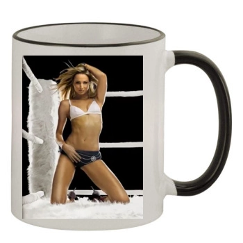 Stacy Keibler 11oz Colored Rim & Handle Mug