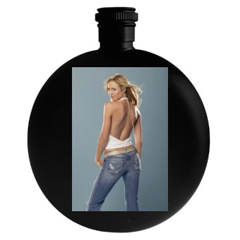 Stacy Keibler Round Flask