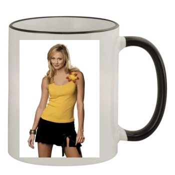 Stacy Keibler 11oz Colored Rim & Handle Mug