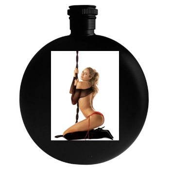 Stacy Keibler Round Flask