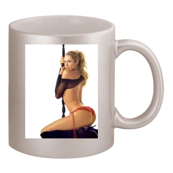 Stacy Keibler 11oz Metallic Silver Mug