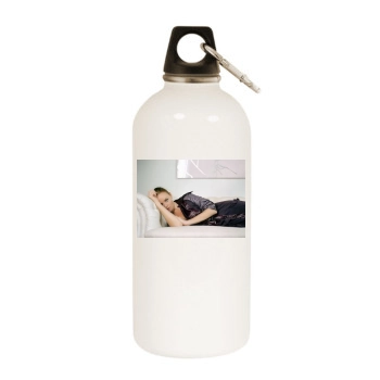 Stella McCartney White Water Bottle With Carabiner