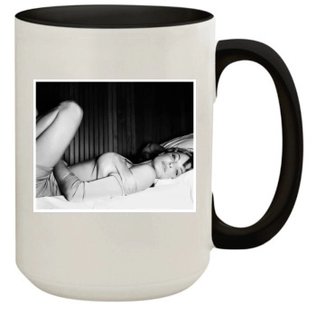 Stephanie Seymour 15oz Colored Inner & Handle Mug