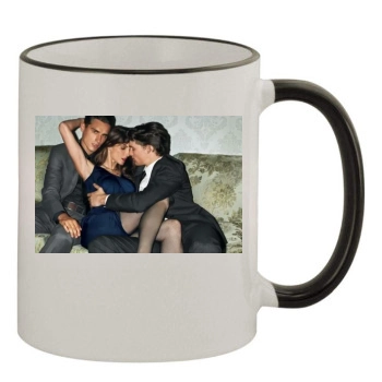 Stephanie Seymour 11oz Colored Rim & Handle Mug