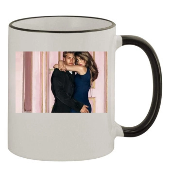 Stephanie Seymour 11oz Colored Rim & Handle Mug