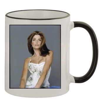 Stephanie Seymour 11oz Colored Rim & Handle Mug