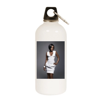 Sugababes White Water Bottle With Carabiner