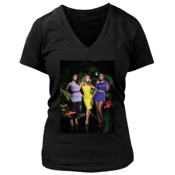 Sugababes Women's Deep V-Neck TShirt