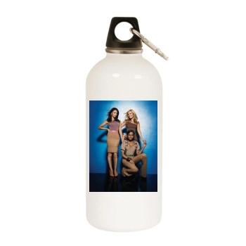 Sugababes White Water Bottle With Carabiner