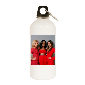 Sugababes White Water Bottle With Carabiner