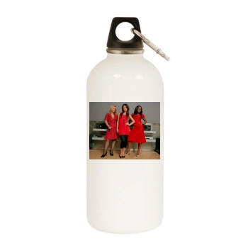 Sugababes White Water Bottle With Carabiner