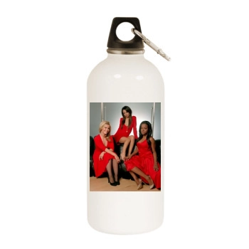 Sugababes White Water Bottle With Carabiner