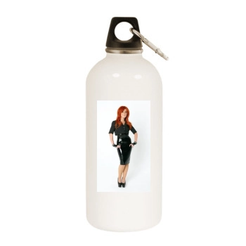 Sugababes White Water Bottle With Carabiner