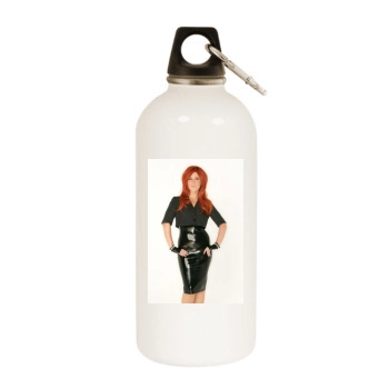 Sugababes White Water Bottle With Carabiner