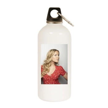 Sugababes White Water Bottle With Carabiner