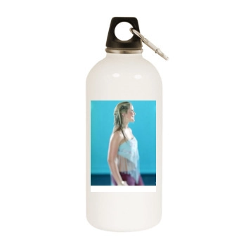 Sugababes White Water Bottle With Carabiner