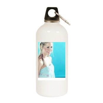 Sugababes White Water Bottle With Carabiner