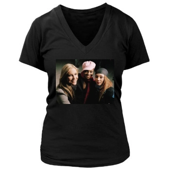 Sugababes Women's Deep V-Neck TShirt