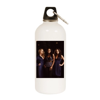 Sugababes White Water Bottle With Carabiner