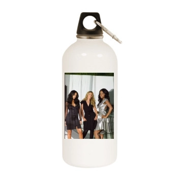 Sugababes White Water Bottle With Carabiner