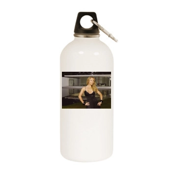 Sugababes White Water Bottle With Carabiner