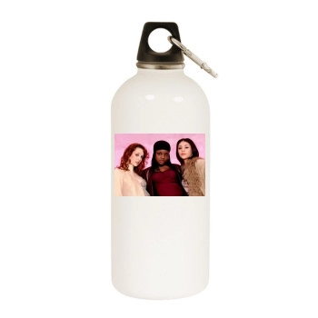 Sugababes White Water Bottle With Carabiner