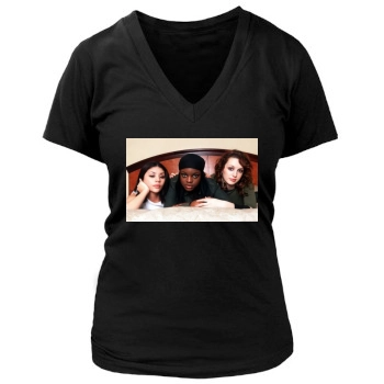 Sugababes Women's Deep V-Neck TShirt