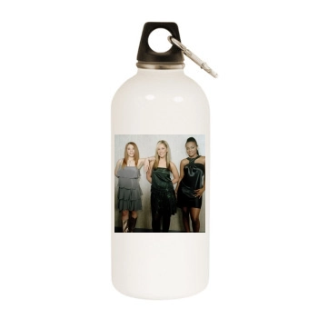 Sugababes White Water Bottle With Carabiner