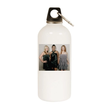 Sugababes White Water Bottle With Carabiner