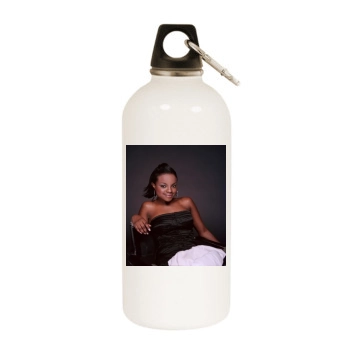 Sugababes White Water Bottle With Carabiner