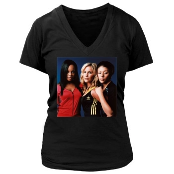 Sugababes Women's Deep V-Neck TShirt