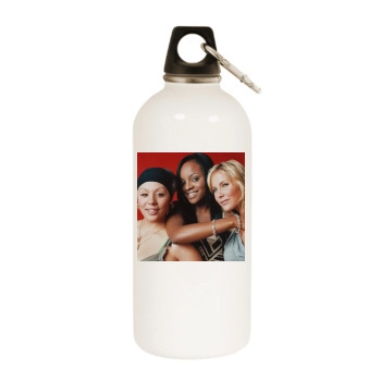 Sugababes White Water Bottle With Carabiner