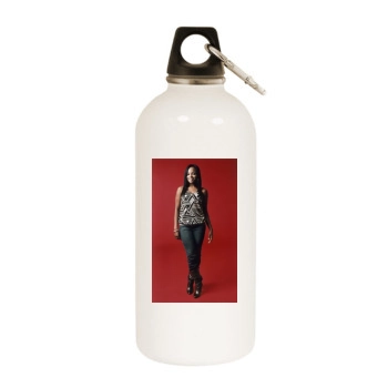 Sugababes White Water Bottle With Carabiner