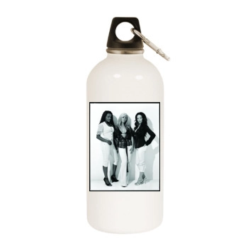 Sugababes White Water Bottle With Carabiner