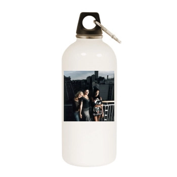 Sugababes White Water Bottle With Carabiner