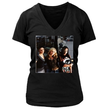 Sugababes Women's Deep V-Neck TShirt