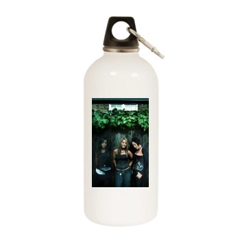 Sugababes White Water Bottle With Carabiner