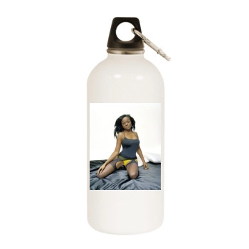 Sugababes White Water Bottle With Carabiner